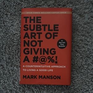 The Subtle Art of Not Giving a #@%! Book